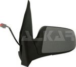ALKAR Зеркало боковое лев.электр.обогр..выпук.под лак.Ford Fusion 02- (1443310, 6125393)