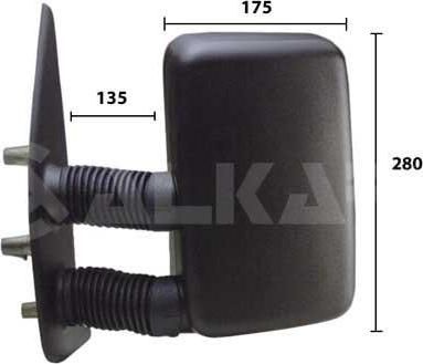 Alkar 9239920 наружное зеркало на PEUGEOT BOXER автобус (230P)