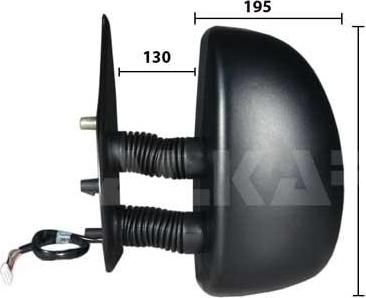 Alkar 9256961 наружное зеркало на PEUGEOT BOXER фургон (244)