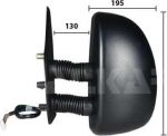 ALKAR Зеркало заднего вида CITROEN JUMPER/FIAT DUCATO/PEUGEOT BOXER02-06 пр.мех.130mm (1325628080, 9257961)