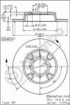 AP 10145 тормозной диск на NISSAN CHERRY II Traveller (VN10)