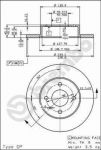 AP 14064 тормозной диск на ALFA ROMEO 33 (905)