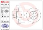 AP 14078 E тормозной диск на FIAT STILO (192)