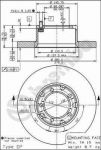 AP 14643 тормозной диск на MERCEDES-BENZ T1/TN c бортовой платформой/ходовая часть