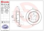 AP 14983 V тормозной диск на DODGE CALIBER