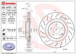 AP 25243 тормозной диск на MERCEDES-BENZ C-CLASS купе (CL203)