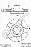 AP X 24217 тормозной диск на VW LUPO (6X1, 6E1)