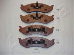 Ashika 50-00-057 комплект тормозных колодок, дисковый тормоз на JEEP WRANGLER II (TJ)