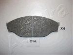 Ashika 50-02-214 комплект тормозных колодок, дисковый тормоз на TOYOTA HILUX II пикап (LN8_, RN5_, LN6_, YN6_, YN5_, LN5_, RN6_)