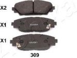 Ashika 50-03-309 комплект тормозных колодок, дисковый тормоз на MAZDA 3 (BM)