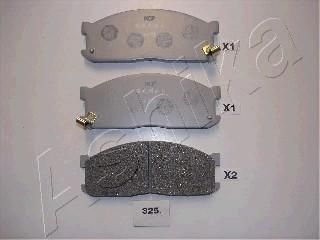 Ashika 50-03-325 комплект тормозных колодок, дисковый тормоз на MAZDA E-SERIE фургон (SR2)