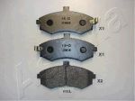 Ashika 50-H0-013 комплект тормозных колодок, дисковый тормоз на HYUNDAI ELANTRA (XD)