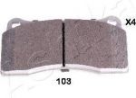Ashika 51-01-103 комплект тормозных колодок, дисковый тормоз на NISSAN GT-R (R35)