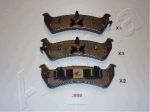 Ashika 51-09-998 комплект тормозных колодок, дисковый тормоз на JEEP GRAND CHEROKEE I (ZJ)
