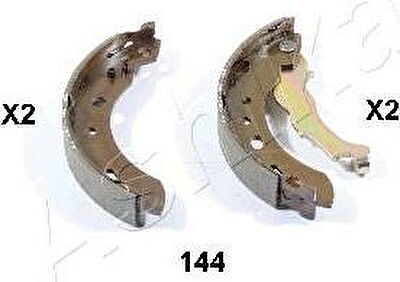 Ashika 55-01-144 комплект тормозных колодок на NISSAN MICRA II (K11)