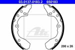 ATE 03.0137-0183.2 комплект тормозных колодок на MAZDA 323 III (BF)