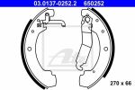 ATE 03.0137-0252.2 комплект тормозных колодок на VW TRANSPORTER III фургон