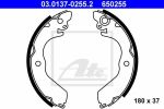 ATE 03.0137-0255.2 комплект тормозных колодок на MITSUBISHI LANCER IV (C6_A, C7_A)