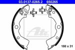 ATE 03.0137-0265.2 комплект тормозных колодок на NISSAN 100 NX (B13)