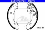ATE 03.0137-0273.2 комплект тормозных колодок на FIAT UNO (146A/E)