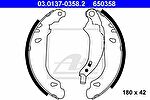 ATE 03.0137-0358.2 КОЛОДКИ ТОРМ.БАРАБ. RENAULT CLIO (99-)