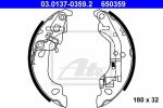 ATE 03.0137-0359.2 комплект тормозных колодок на FIAT PUNTO (188)