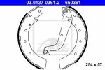 ATE 03.0137-0361.2 комплект тормозных колодок на NISSAN SERENA (C23M)