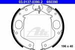 ATE 03.0137-0390.2 комплект тормозных колодок, стояночная тормозная с на MITSUBISHI PAJERO SPORT II (KH_, KG_)