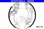ATE 03.0137-0434.2 комплект тормозных колодок на FIAT PANDA Van (169)