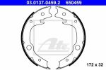 ATE 03.0137-0459.2 комплект тормозных колодок, стояночная тормозная с на TOYOTA YARIS (SCP1_, NLP1_, NCP1_)