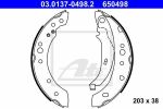 ATE 03.0137-0498.2 комплект тормозных колодок на RENAULT TWINGO II (CN0_)