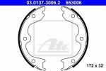 ATE 03.0137-3006.2 комплект тормозных колодок, стояночная тормозная с на NISSAN 350 Z (Z33)