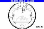 ATE 03.0137-3008.2 Комплект тормозных колодок, стояночная тормозная система