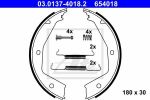 ATE 03.0137-4018.2 комплект тормозных колодок, стояночная тормозная с на FIAT ULYSSE (220)