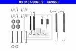 ATE 03.0137-9060.2 комплектующие, тормозная колодка на OPEL ASCONA C (81_, 86_, 87_, 88_)