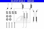 ATE 03.0137-9122.2 комплектующие, тормозная колодка на FORD ESCORT IV кабрио (ALF)