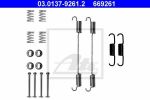 ATE 03.0137-9261.2 комплектующие, тормозная колодка на FIAT DOBLO Cargo (223)