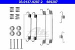 ATE 03.0137-9287.2 комплектующие, тормозная колодка на TOYOTA AYGO (PAB4_, KGB4_)