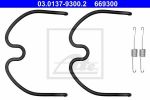 ATE 03.0137-9300.2 Комплектующие, тормозная колодка