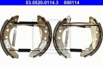 ATE 03.0520-0114.3 комплект тормозных колодок на VW SCIROCCO (53B)