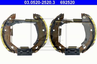 ATE 03.0520-2520.3 комплект тормозных колодок на PEUGEOT 306 (7B, N3, N5)