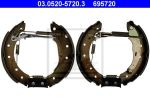 ATE 03.0520-5720.3 комплект тормозных колодок на PEUGEOT 306 (7B, N3, N5)