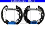 ATE 03.0520-7419.3 комплект тормозных колодок на HYUNDAI ACCENT II седан (LC)