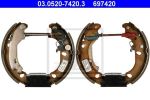 ATE 03.0520-7420.3 комплект тормозных колодок на FIAT PANDA Van (169)