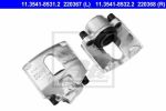 ATE 11.3541-8531.2 тормозной суппорт на FORD FIESTA IV (JA_, JB_)