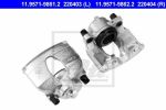 ATE 11.9571-9861.2 тормозной суппорт на RENAULT LAGUNA II (BG0/1_)