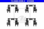 ATE 13.0460-0308.2 комплектующие, колодки дискового тормоза на HONDA CIVIC VI Fastback (MA, MB)