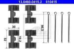 ATE 13.0460-0415.2 комплектующие, колодки дискового тормоза на FORD TRANSIT c бортовой платформой/ходовая часть (V_ _)