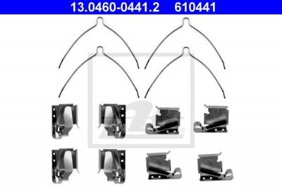 ATE 13.0460-0441.2 комплектующие, колодки дискового тормоза на TOYOTA CARINA E (_T19_)