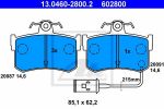 ATE 13.0460-2800.2 комплект тормозных колодок, дисковый тормоз на ROVER 800 (XS)